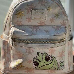 Has Call Outs - Disney Loungefly Tangled Pascal Backpack